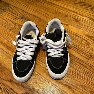 Vans Black and White Sneakers